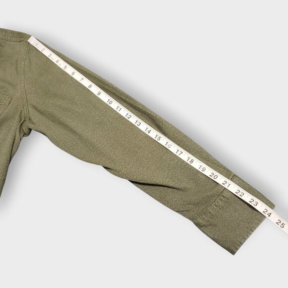 Carhartt Womens Rugged Flex Relaxed Fit Midweight Flannel Tunic Shirt Green Sz L - Picture 12 of 14